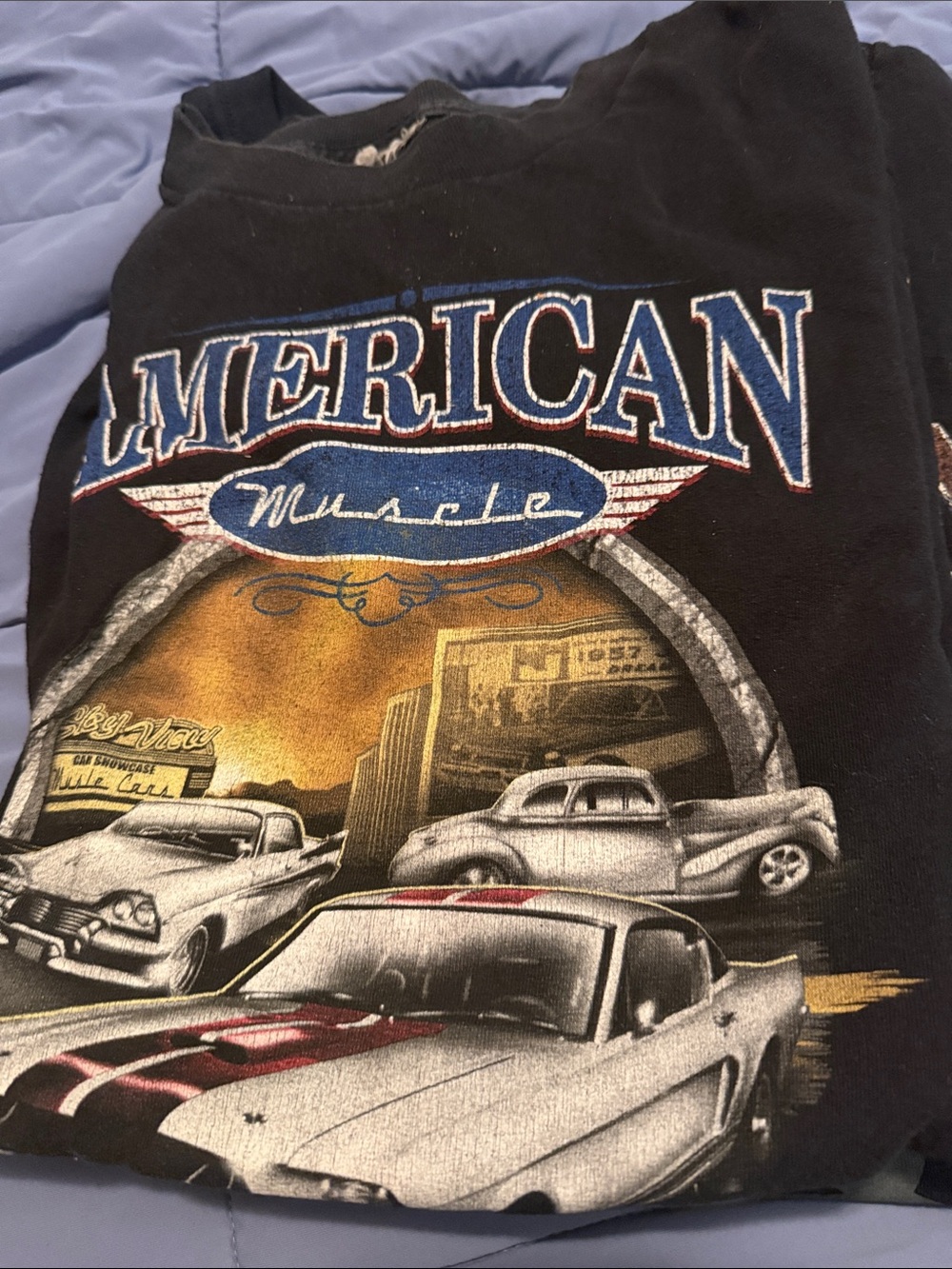 American Muscle Graphic Tee - Black